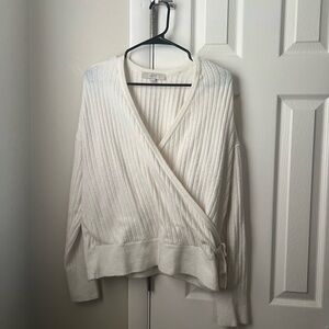 LOFT Wrap ballet sweater